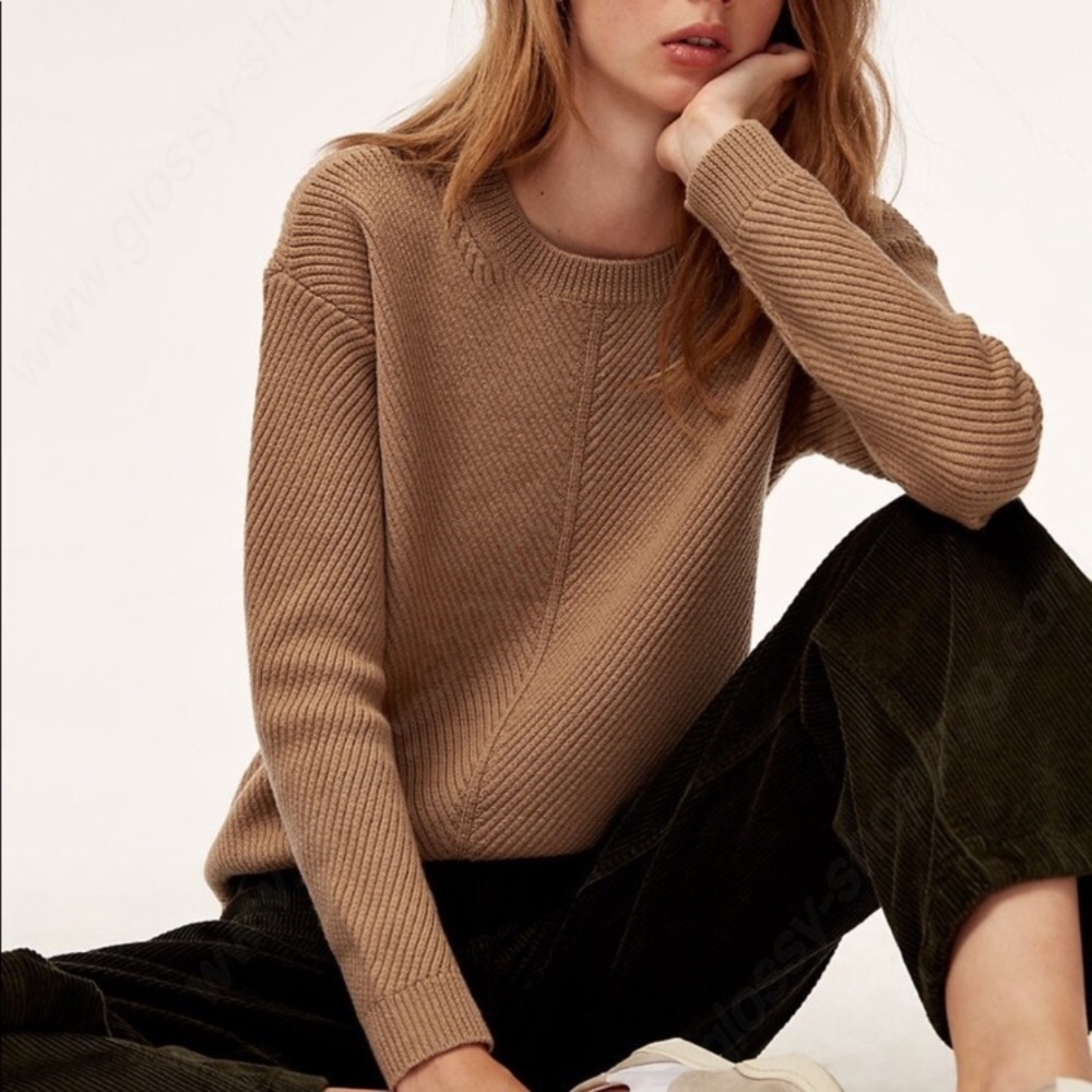Aritzia Wilfred Free Merino Wool Isabelli Sweater